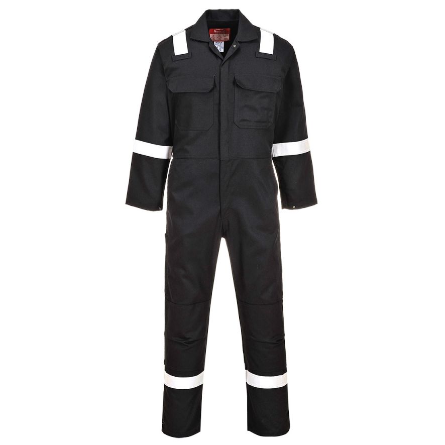 Bizweld Iona FR Coverall, L, R, Black