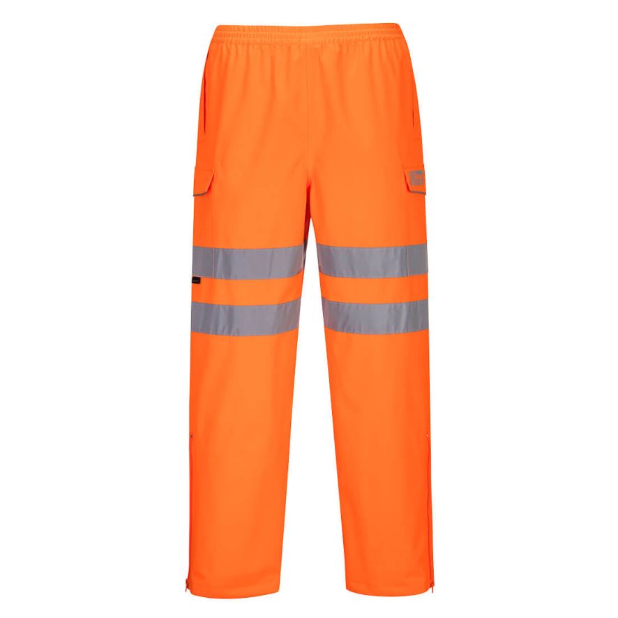 Hi-Vis Extreme Rain Trousers, L, R, Orange