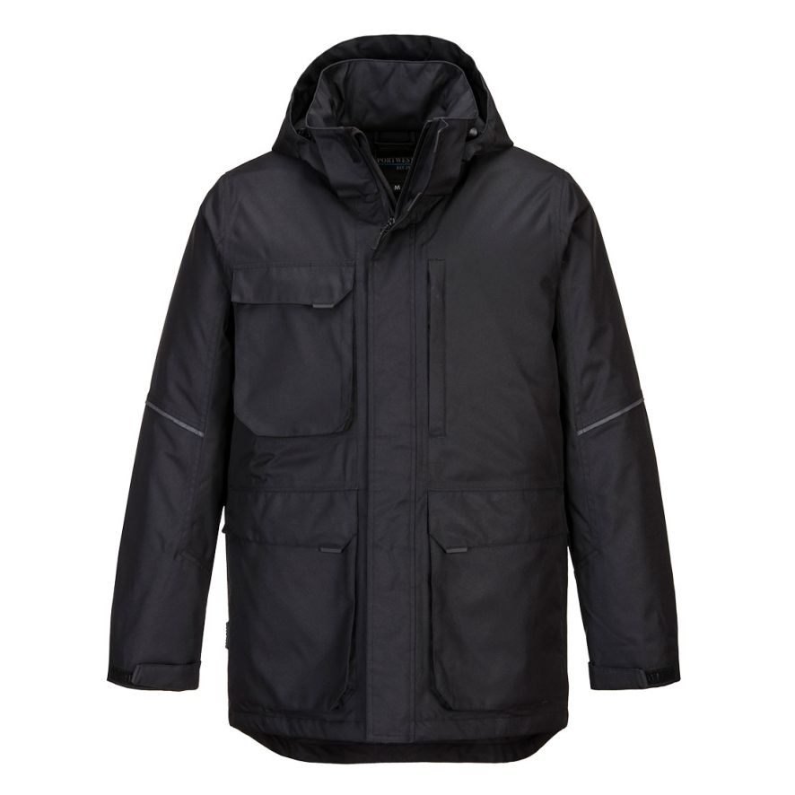 KX3 Parka Jacket, L, R, Black