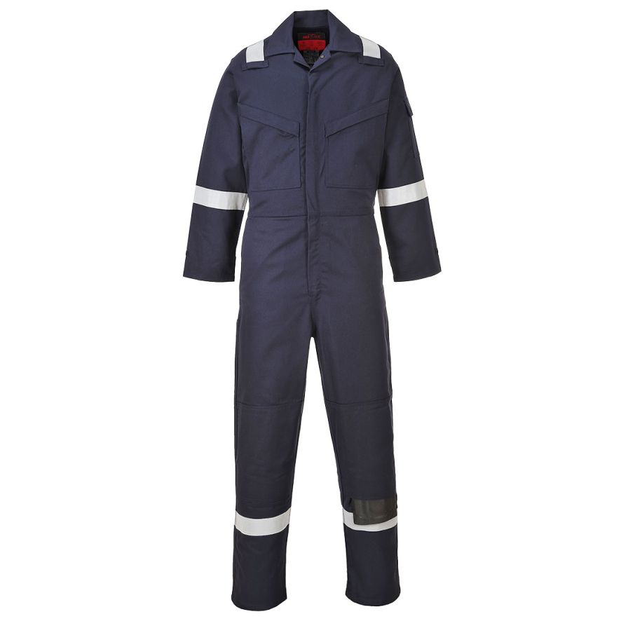 Araflame Gold Coverall , 36, R, Navy