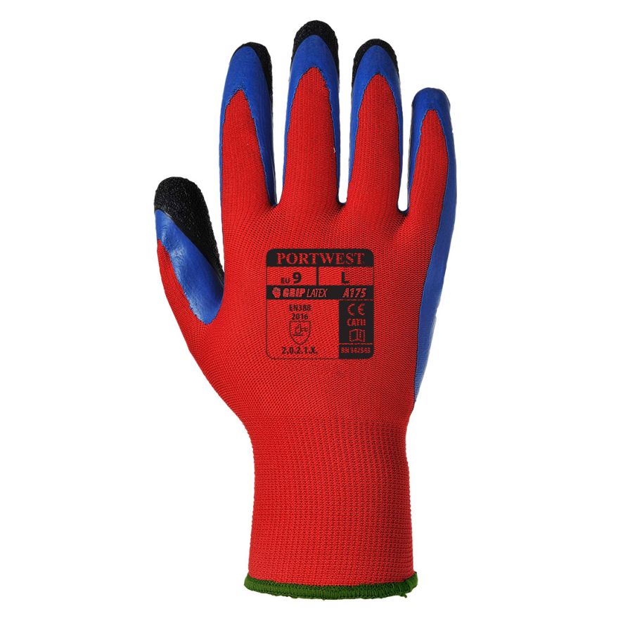 Duo-Flex Glove, L, R, Red/Blue