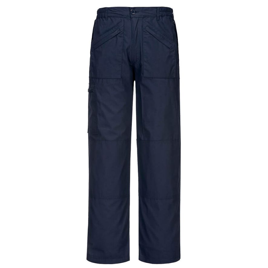 Classic Action Trousers - Texpel Finish, L, R, Navy