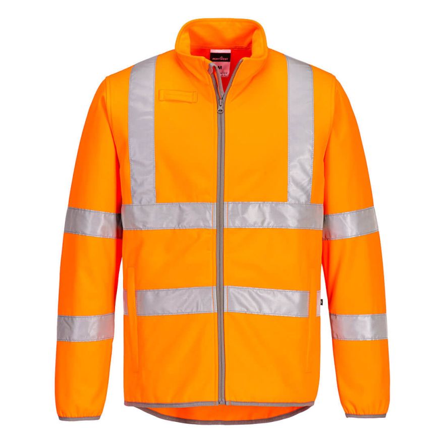 Eco Hi-Vis Softshell (2L), 4XL, R, Orange