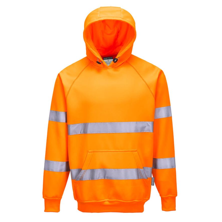 Hi-Vis Hoodie, 4XL, R, Orange