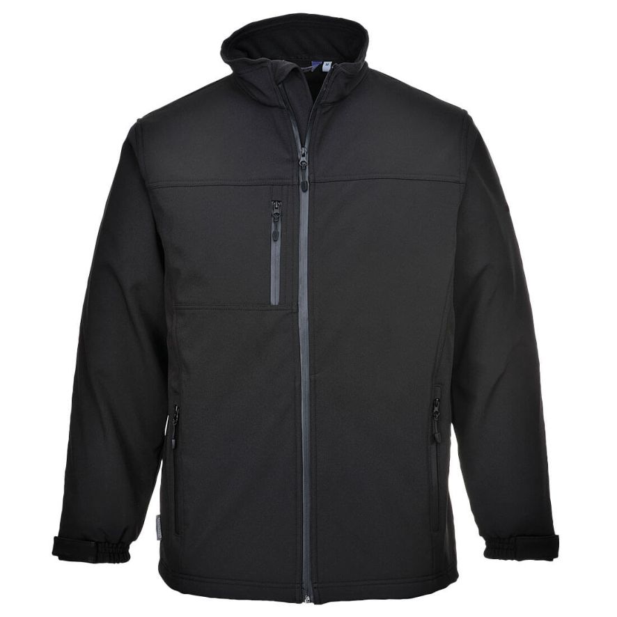 Softshell Jacket (3L), 4XL, R, Black