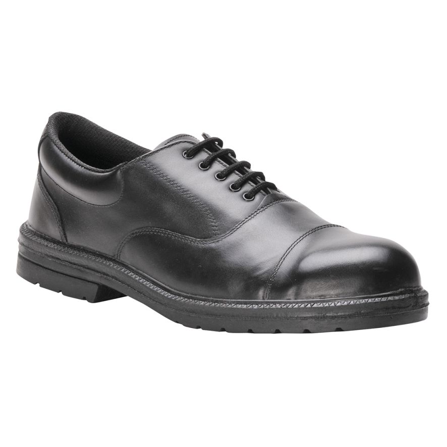 Steelite Executive Oxford Shoe S1P, 39, R, Black