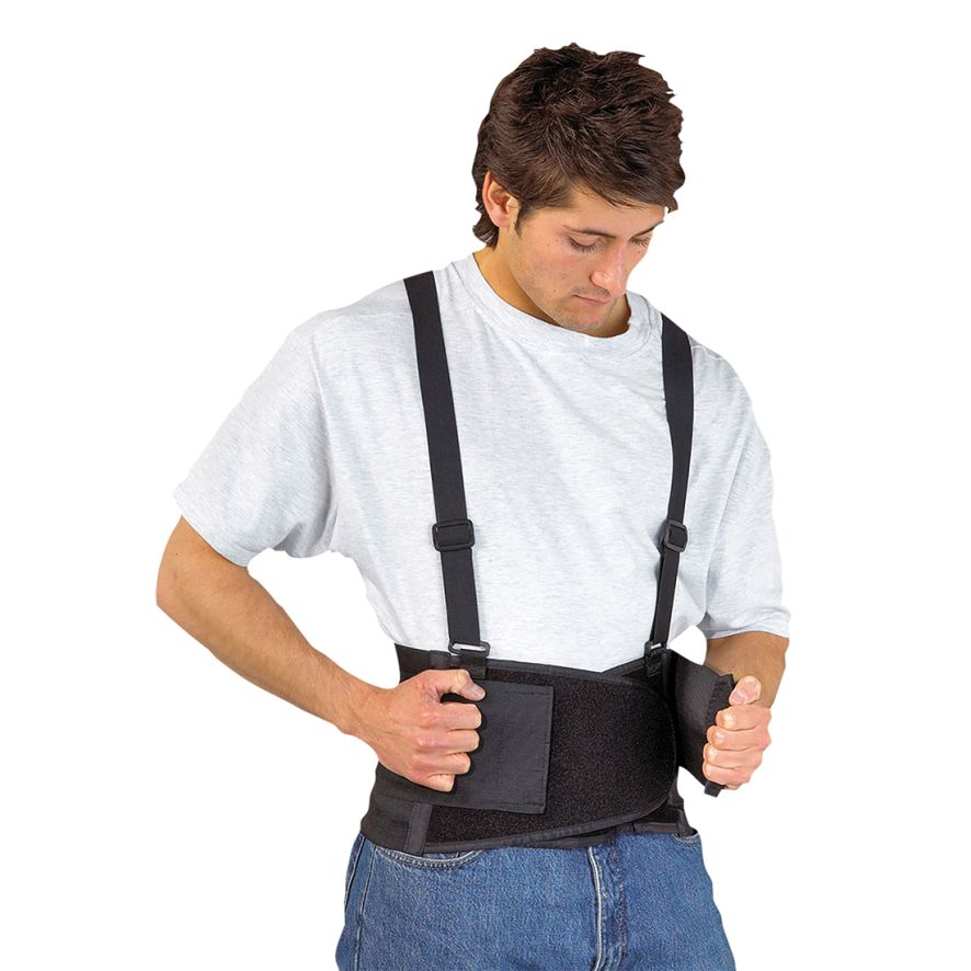 Back Support Belt, L, R, Black