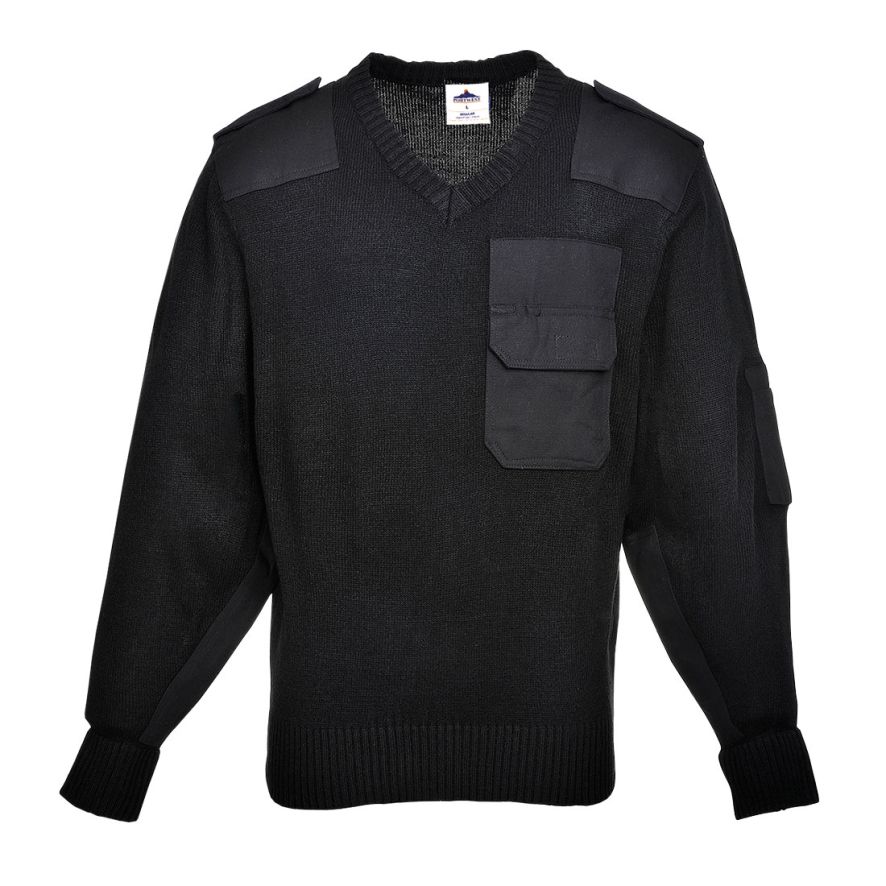Nato Sweater, L, R, Black