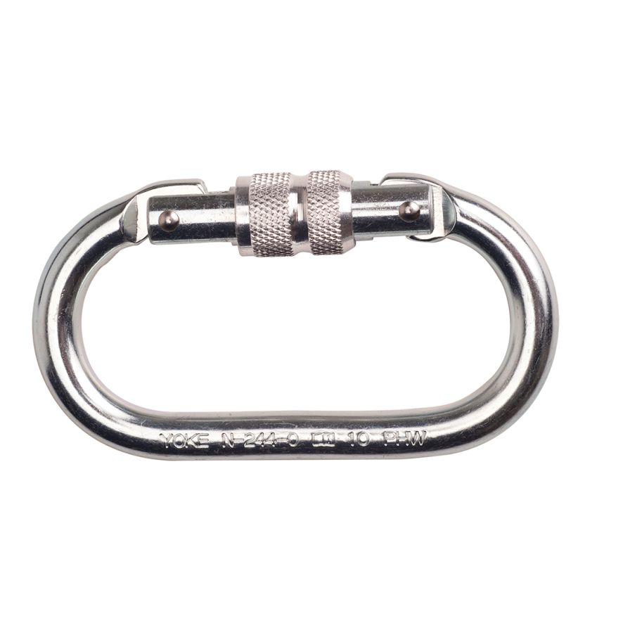 Screwgate Carabiner, , R, Silver