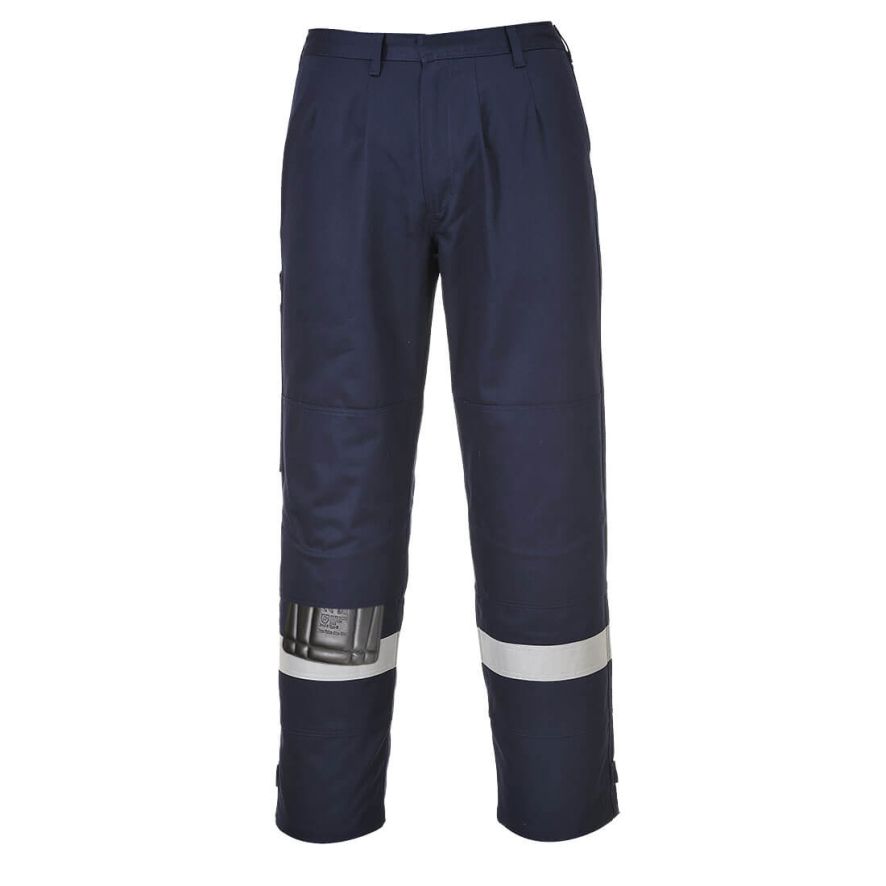 Bizflame Work Trousers, 4XL, R, Navy