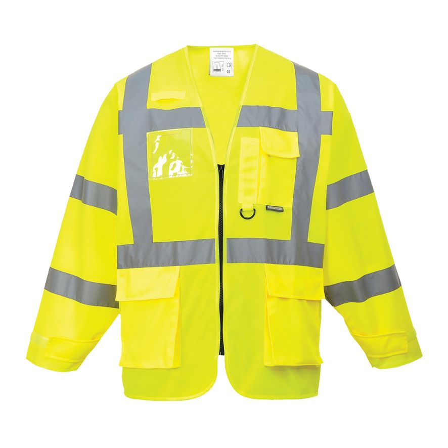 Hi-Vis Executive Jacket, L, R, Yellow