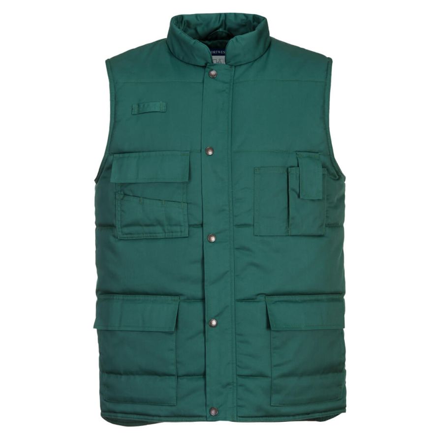 Shetland Bodywarmer, L, R, Bottle Green
