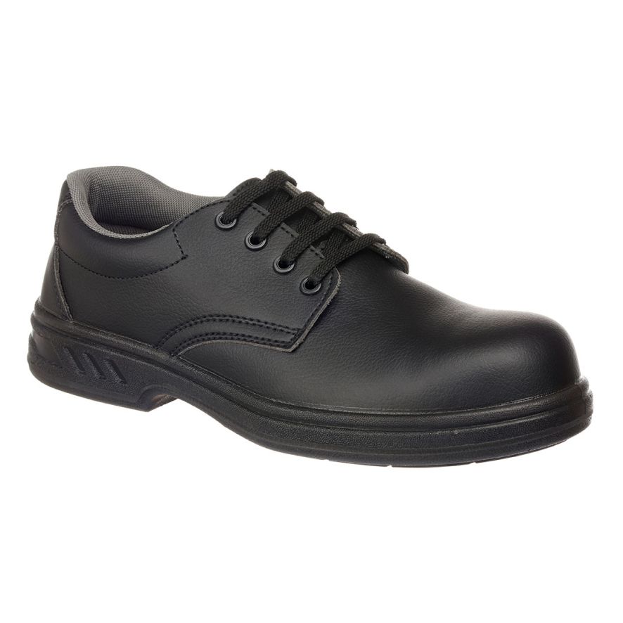 Steelite Laced Safety Shoe S2, 34, R, Black