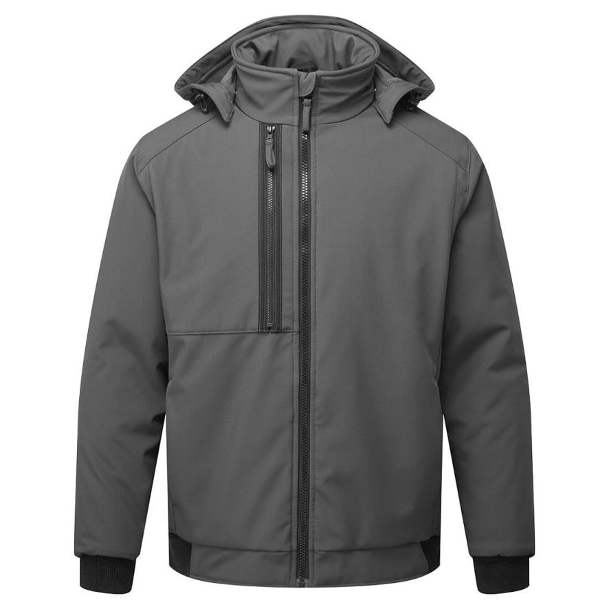 WX2 Eco Insulated Softshell (2L), L, R, Metal Grey