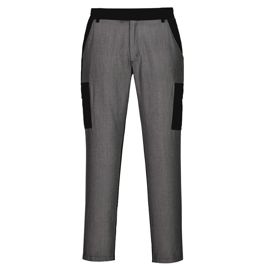 Combat Trousers with Cut Resistant Front, L, R, Black