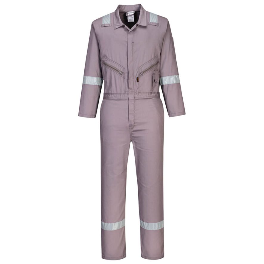 Iona Cotton Coverall, L, R, Grey