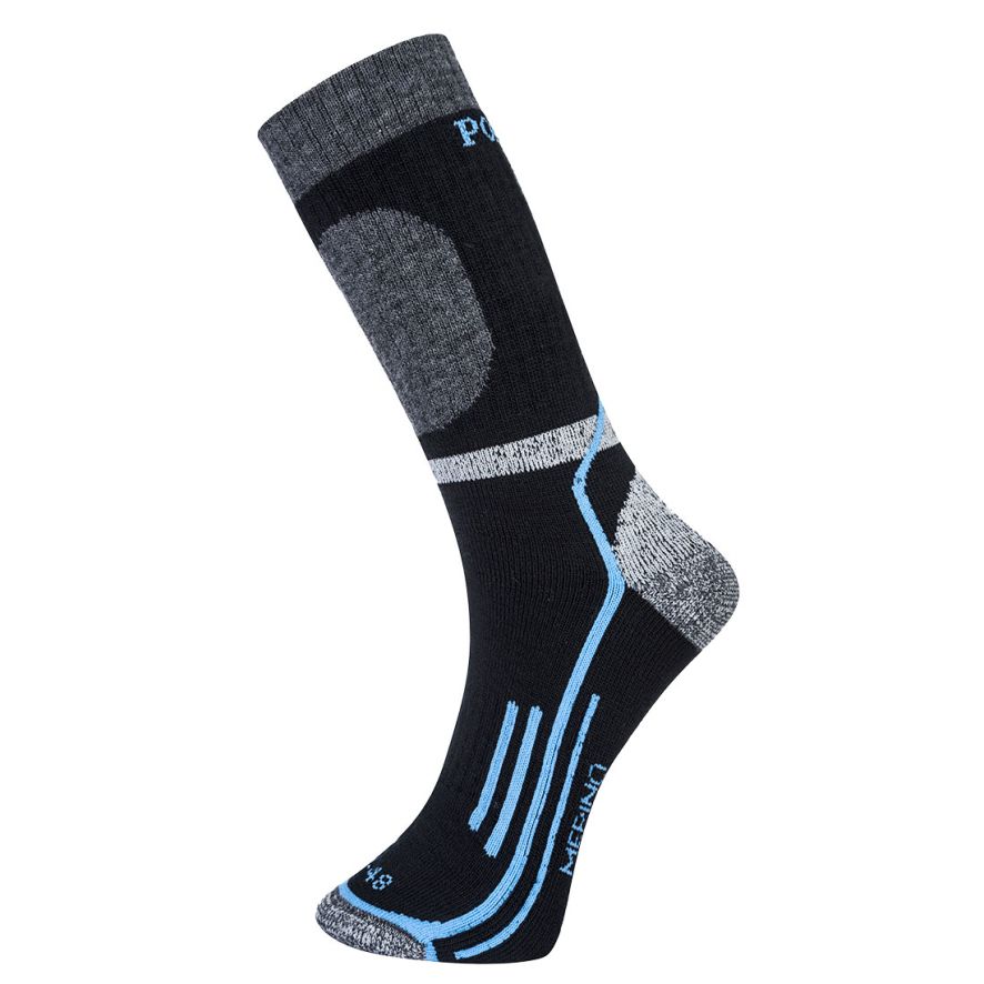 Winter Merino Sock, 39-43, R, Black
