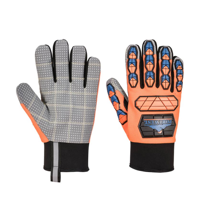 Aqua-Seal Pro Glove, L, R, Orange/Blue