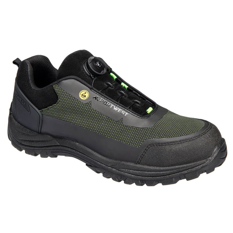 Girder Composite Low Shoe S3S ESD SR FO, 37, N, Black/Green