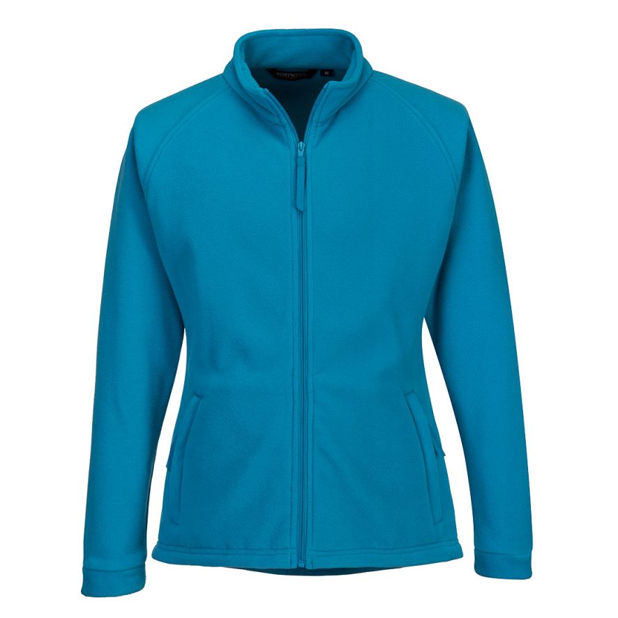 Women's Aran Fleece, L, R, Aqua