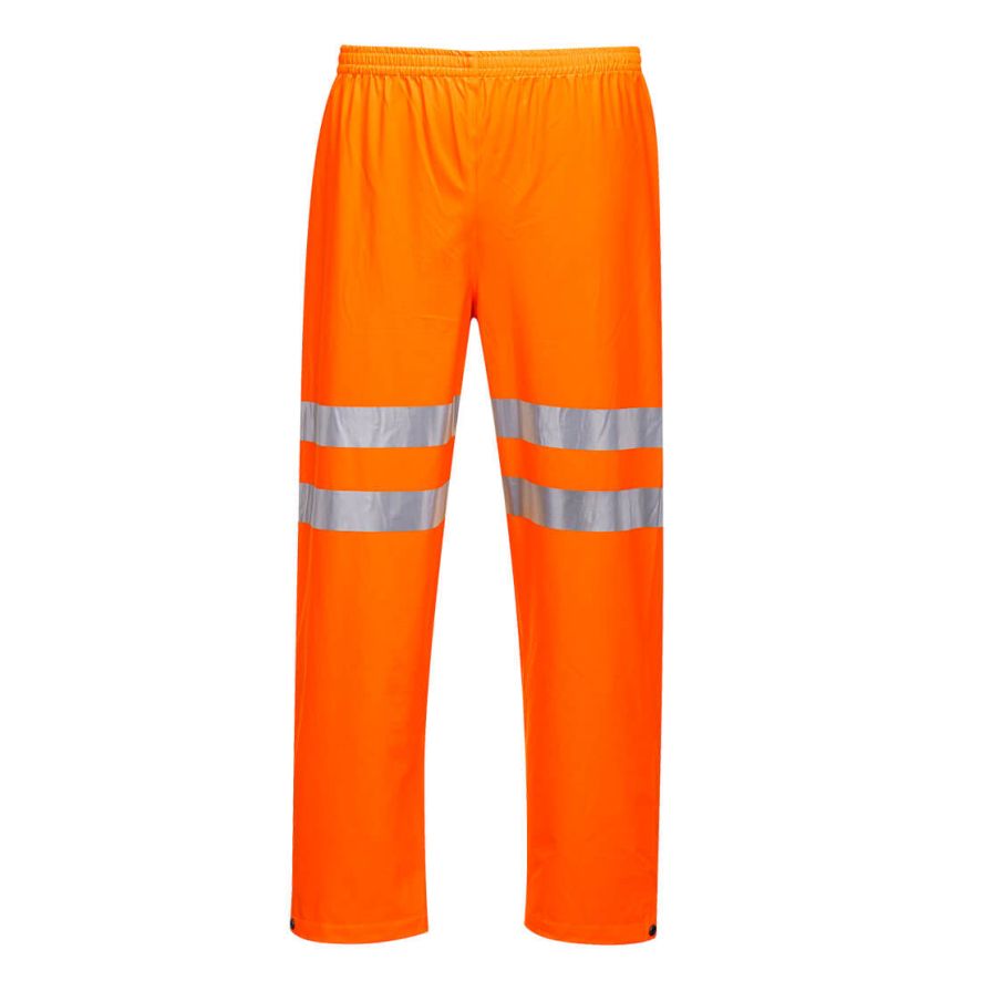 Sealtex Ultra Hi-Vis Rain Trousers, L, R, Orange