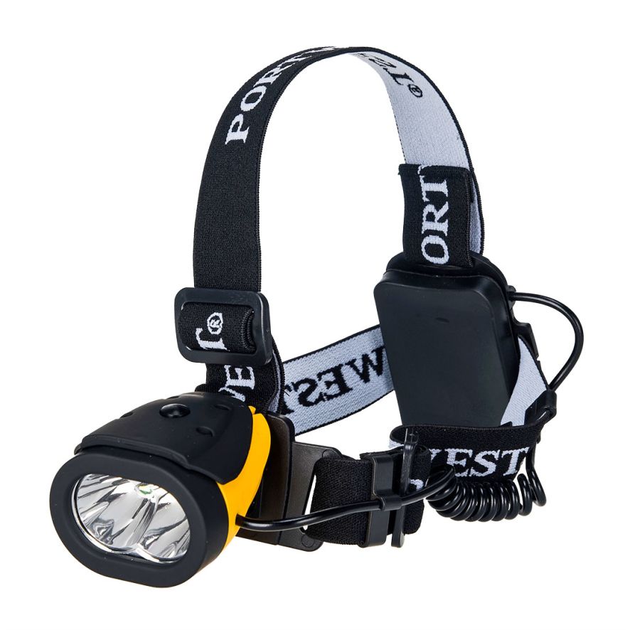 Dual Power Head Light, , R, Yellow/Black