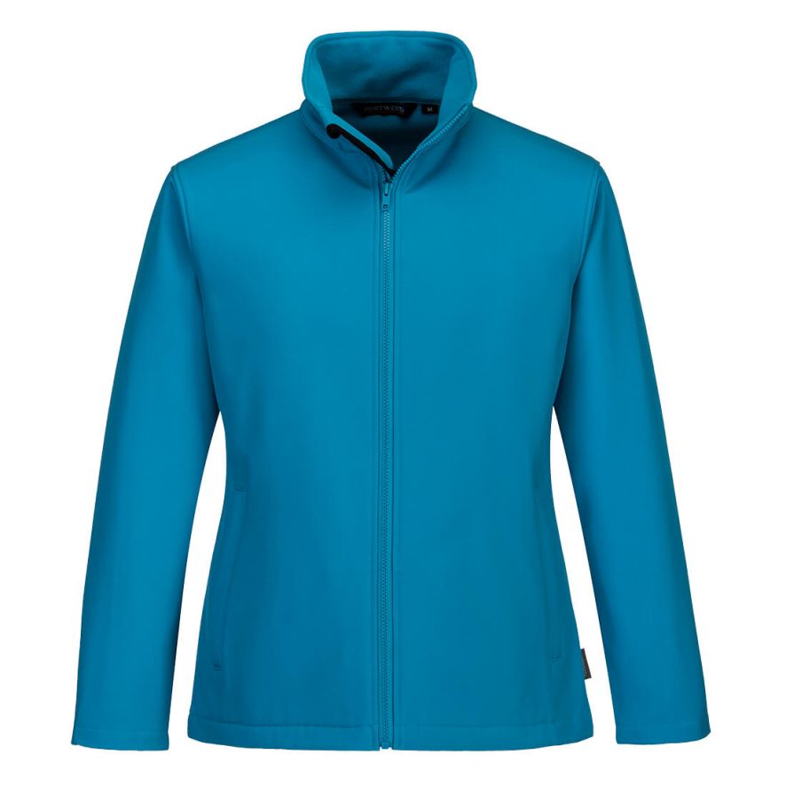 Women's Print and Promo Softshell (2L), L, R, Aqua