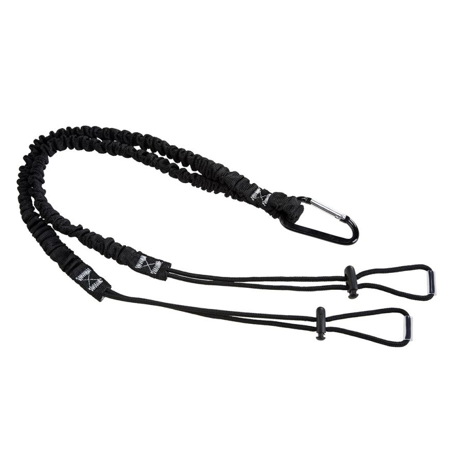 Double Tool Lanyard , , R, Black
