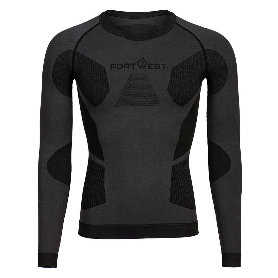 Dynamic Air Baselayer Top, L, A, Charcoal