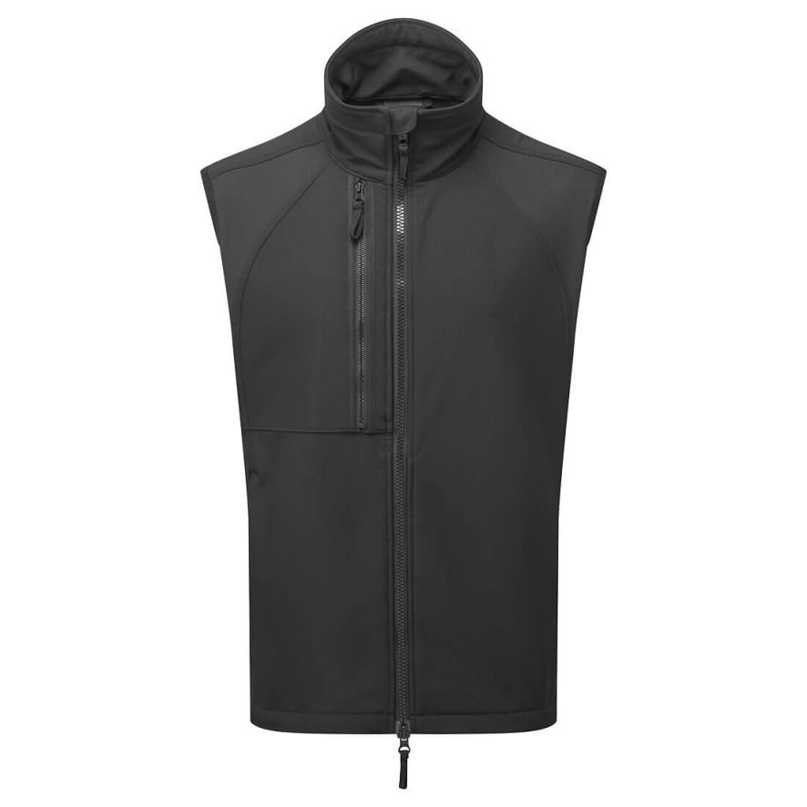WX2 Eco Softshell Gilet (2L), L, R, Black