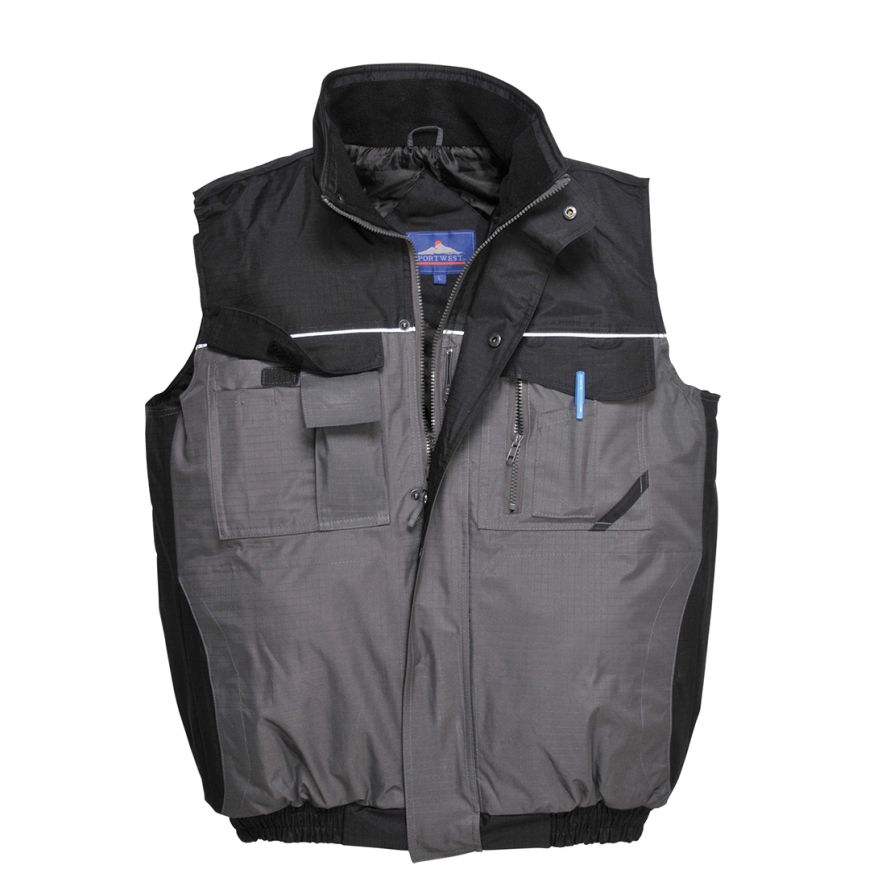 RS Two-Tone Bodywarmer, L, R, Black/Grey