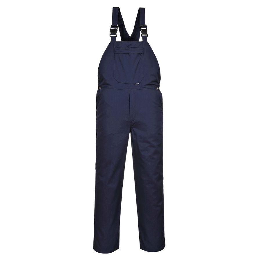 Burnley Bib and Brace, L, R, Navy