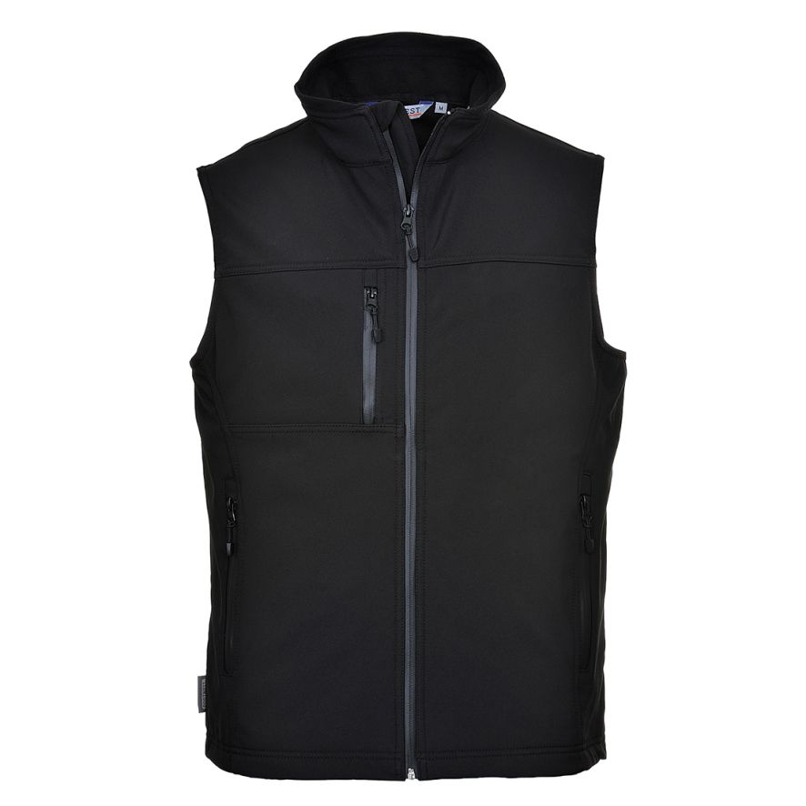Softshell Gilet (3L), L, R, Black