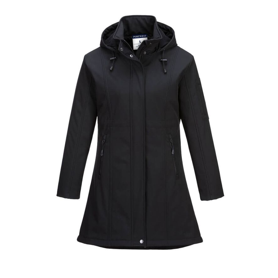 Carla Softshell Jacket (3L), L, R, Black
