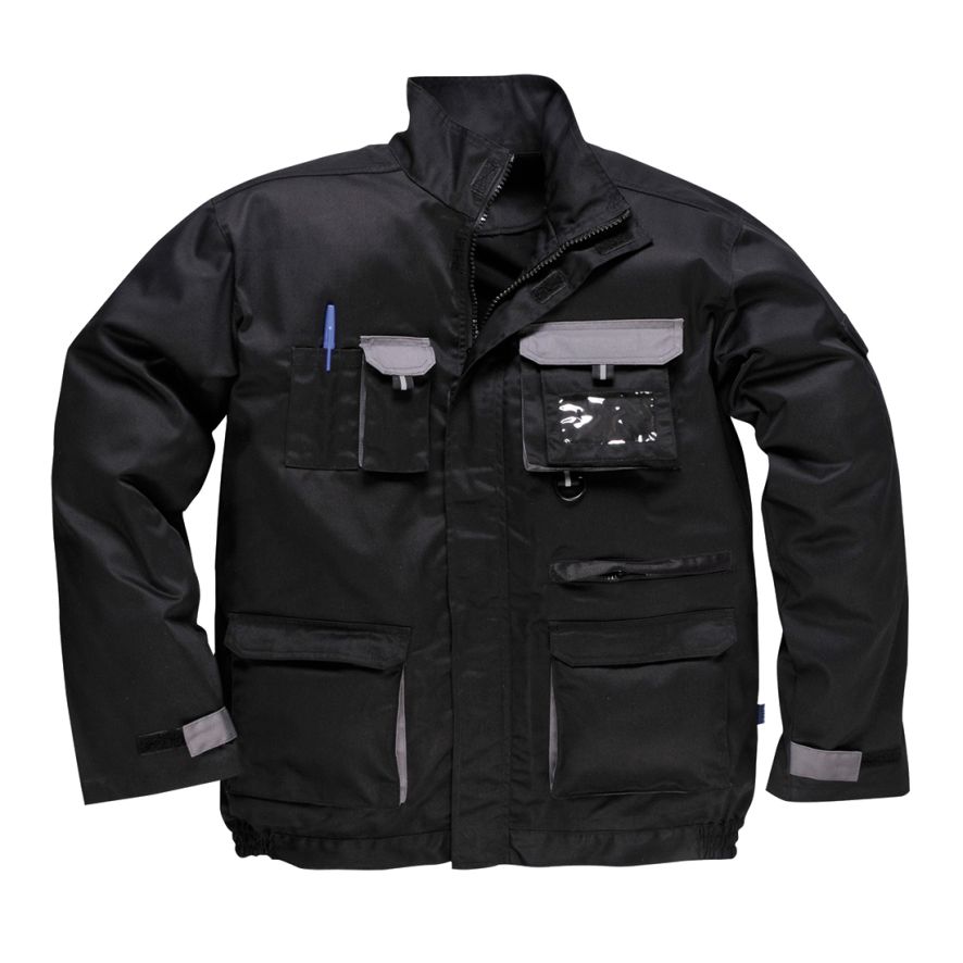 Portwest Texo Contrast Jacket, L, R, Black