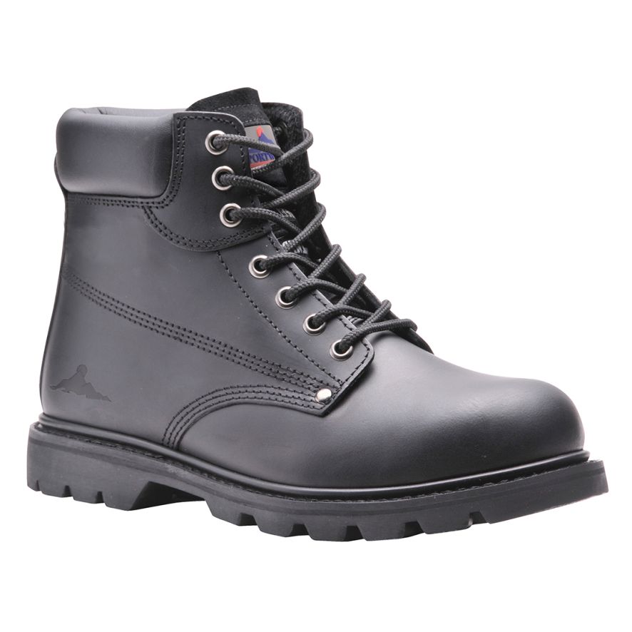 Steelite Welted Safety Boot SBP HRO, 39, R, Black