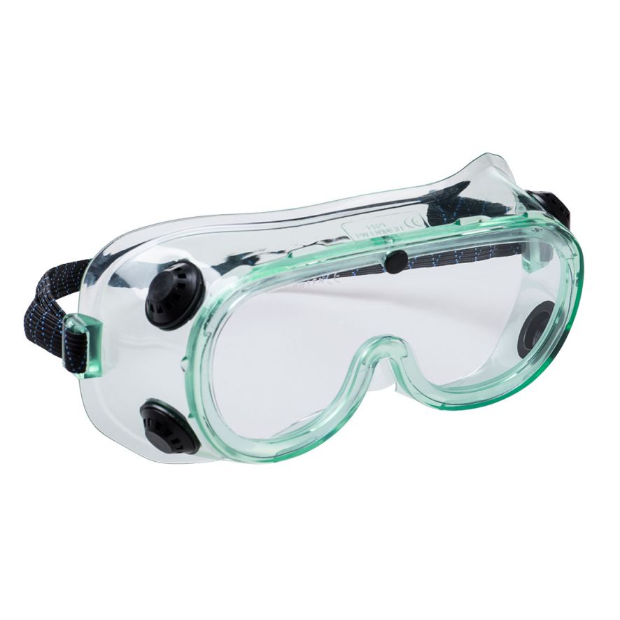Portwest Chemical Goggles, , R, Clear