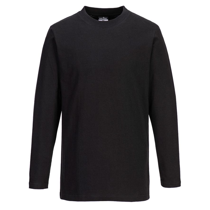 Long Sleeve T-Shirt, L, R, Black