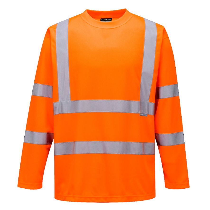 Hi-Vis T-Shirt L/S , L, R, Orange