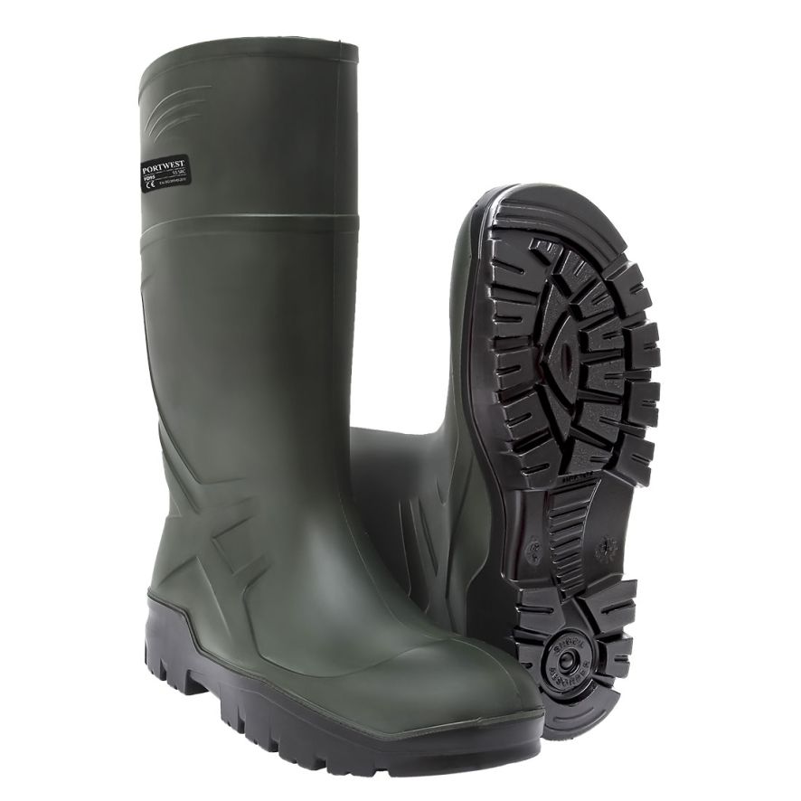 PU Non Safety Wellington O4 CI FO SRC, 39, R, Green