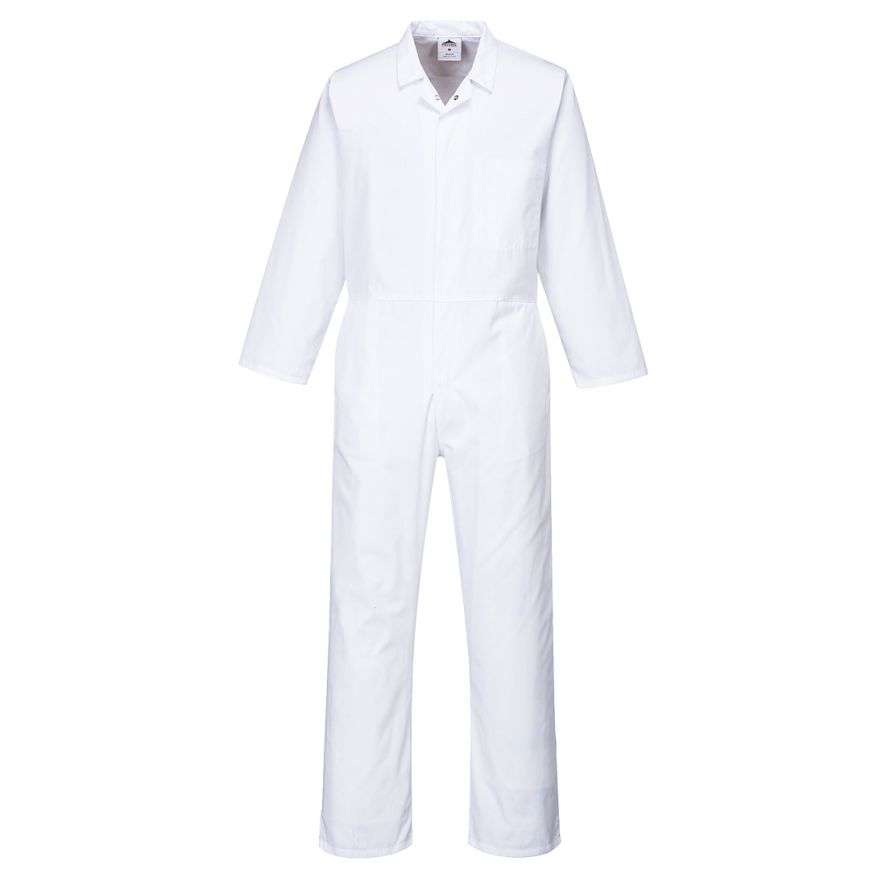 Food Coverall, L, R, White