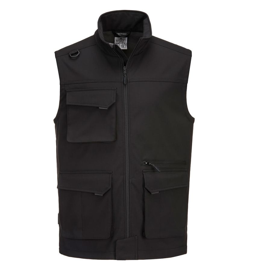 KX3 Softshell Gilet (3L), L, R, Black