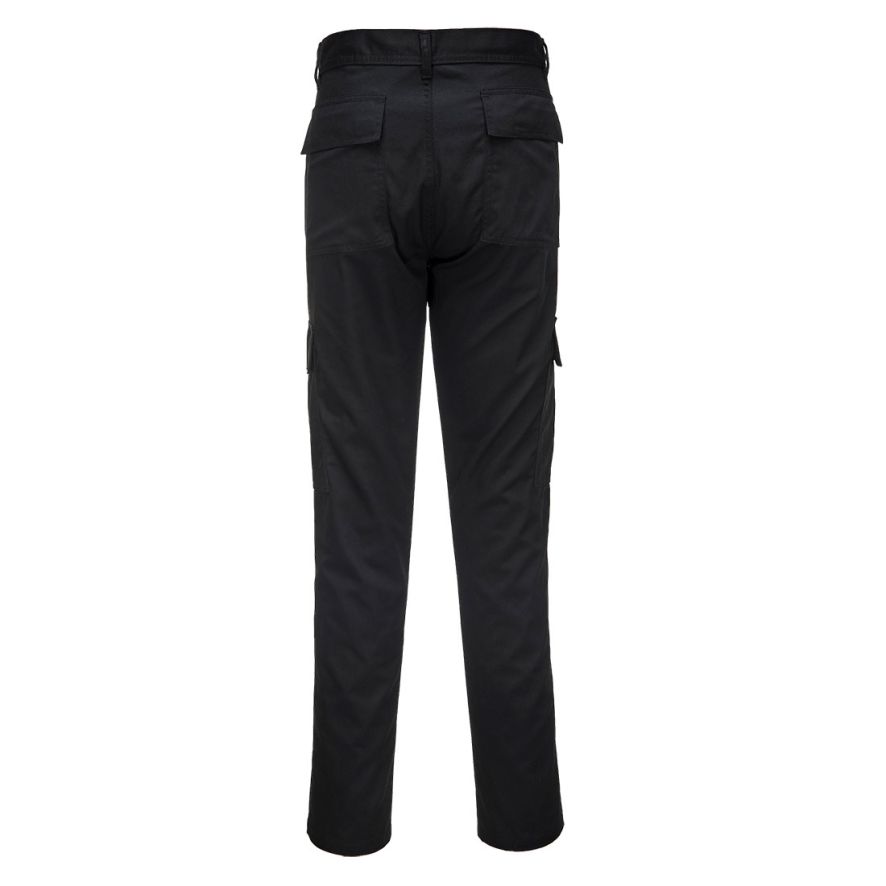 Slim Fit Combat Trousers, 28, R, Black