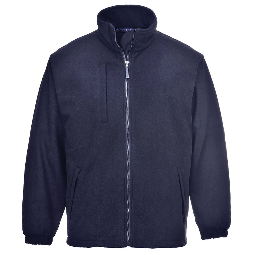 BuildTex Laminated Fleece (3L), L, R, Navy