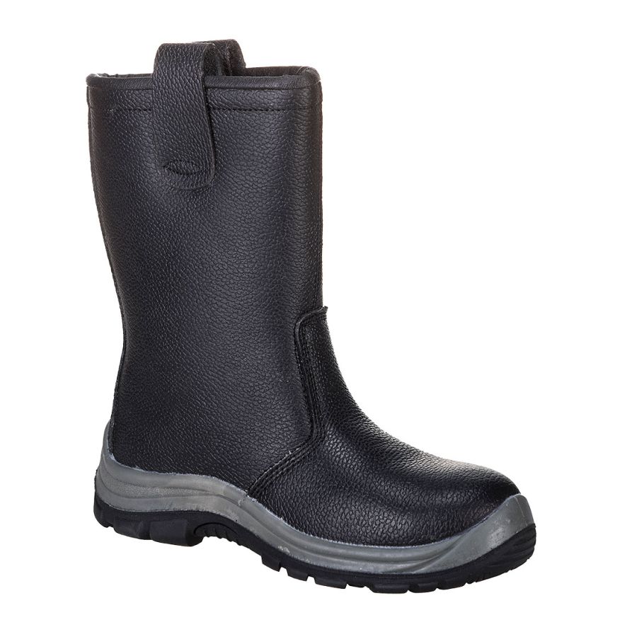 Steelite Rigger Boot S1P CI HRO, 38, R, Black
