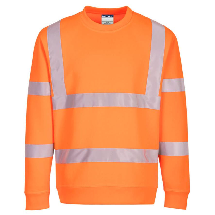 Eco Hi-Vis Sweatshirt, 4XL, R, Orange
