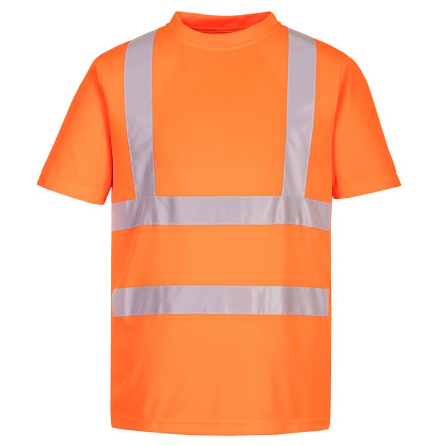 Eco Hi-Vis T-Shirt S/S (6 Pack) , 4XL, R, Orange