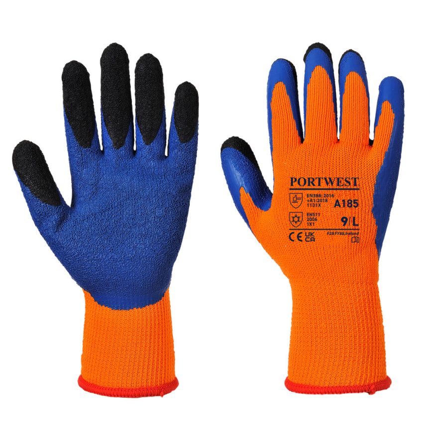 Duo-Therm Glove, L, R, Orange/Blue
