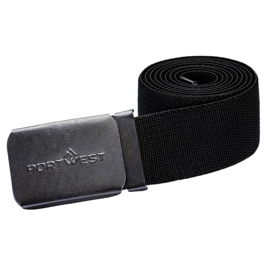 Elasticated Work Belt, , R, Black