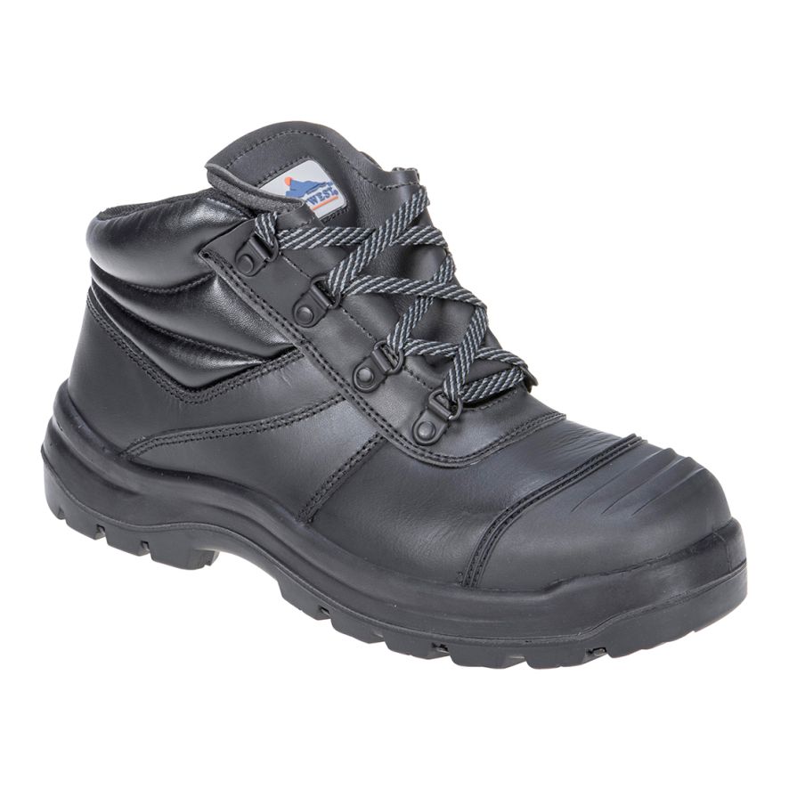 Trent Safety Boot S3 HRO CI HI FO, 38, R, Black